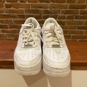 Women’s Air Force 1 Platform Sneakers (Used)
